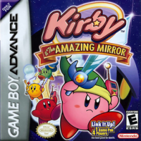 Hoshi no Kirby: Kagami no Daimeikyuu JP GameBoy Advance JP box art